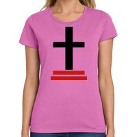 Ladies Heavy Cotton 100% Cotton T Shirt Thumbnail