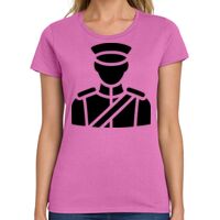 Ladies Heavy Cotton 100% Cotton T Shirt Thumbnail