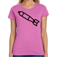 Ladies Heavy Cotton 100% Cotton T Shirt Thumbnail