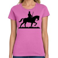 Ladies Heavy Cotton 100% Cotton T Shirt Thumbnail
