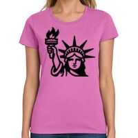 Ladies Heavy Cotton 100% Cotton T Shirt Thumbnail