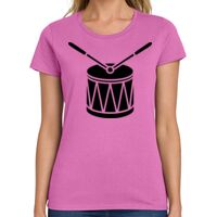 Ladies Heavy Cotton 100% Cotton T Shirt Thumbnail