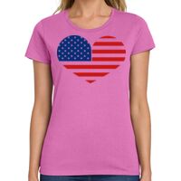 Ladies Heavy Cotton 100% Cotton T Shirt Thumbnail