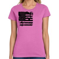 Ladies Heavy Cotton 100% Cotton T Shirt Thumbnail