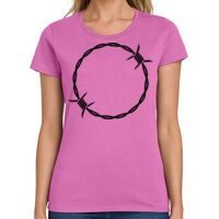 Ladies Heavy Cotton 100% Cotton T Shirt Thumbnail