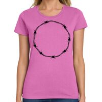 Ladies Heavy Cotton 100% Cotton T Shirt Thumbnail