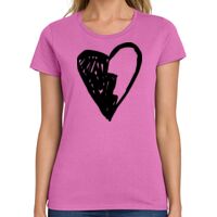 Ladies Heavy Cotton 100% Cotton T Shirt Thumbnail