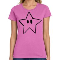 Ladies Heavy Cotton 100% Cotton T Shirt Thumbnail