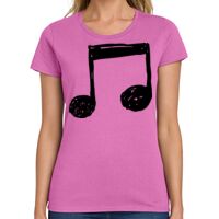 Ladies Heavy Cotton 100% Cotton T Shirt Thumbnail
