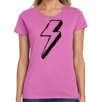 Ladies Heavy Cotton 100% Cotton T Shirt Thumbnail