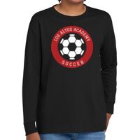 Youth Heavy Cotton 100% Cotton Long Sleeve T Shirt Thumbnail