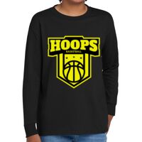 Youth Heavy Cotton 100% Cotton Long Sleeve T Shirt Thumbnail