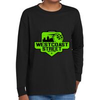 Youth Heavy Cotton 100% Cotton Long Sleeve T Shirt Thumbnail