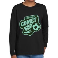 Youth Heavy Cotton 100% Cotton Long Sleeve T Shirt Thumbnail