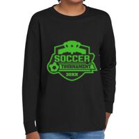 Youth Heavy Cotton 100% Cotton Long Sleeve T Shirt Thumbnail