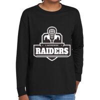 Youth Heavy Cotton 100% Cotton Long Sleeve T Shirt Thumbnail