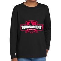 Youth Heavy Cotton 100% Cotton Long Sleeve T Shirt Thumbnail