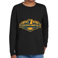 Youth Heavy Cotton 100% Cotton Long Sleeve T Shirt Thumbnail