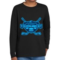 Youth Heavy Cotton 100% Cotton Long Sleeve T Shirt Thumbnail