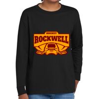 Youth Heavy Cotton 100% Cotton Long Sleeve T Shirt Thumbnail