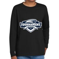Youth Heavy Cotton 100% Cotton Long Sleeve T Shirt Thumbnail