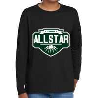 Youth Heavy Cotton 100% Cotton Long Sleeve T Shirt Thumbnail