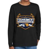 Youth Heavy Cotton 100% Cotton Long Sleeve T Shirt Thumbnail