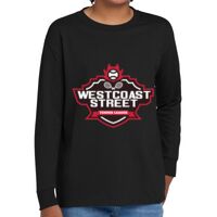 Youth Heavy Cotton 100% Cotton Long Sleeve T Shirt Thumbnail