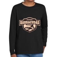 Youth Heavy Cotton 100% Cotton Long Sleeve T Shirt Thumbnail