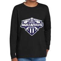 Youth Heavy Cotton 100% Cotton Long Sleeve T Shirt Thumbnail