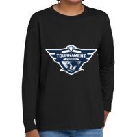 Youth Heavy Cotton 100% Cotton Long Sleeve T Shirt Thumbnail
