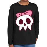 Youth Heavy Cotton 100% Cotton Long Sleeve T Shirt Thumbnail