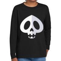 Youth Heavy Cotton 100% Cotton Long Sleeve T Shirt Thumbnail