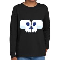 Youth Heavy Cotton 100% Cotton Long Sleeve T Shirt Thumbnail