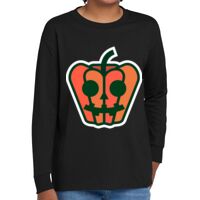 Youth Heavy Cotton 100% Cotton Long Sleeve T Shirt Thumbnail