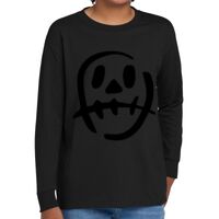 Youth Heavy Cotton 100% Cotton Long Sleeve T Shirt Thumbnail