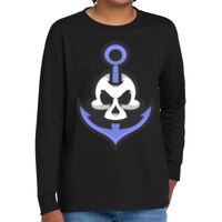 Youth Heavy Cotton 100% Cotton Long Sleeve T Shirt Thumbnail