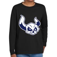 Youth Heavy Cotton 100% Cotton Long Sleeve T Shirt Thumbnail