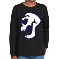 Youth Heavy Cotton 100% Cotton Long Sleeve T Shirt Thumbnail