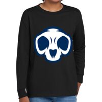 Youth Heavy Cotton 100% Cotton Long Sleeve T Shirt Thumbnail