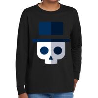 Youth Heavy Cotton 100% Cotton Long Sleeve T Shirt Thumbnail