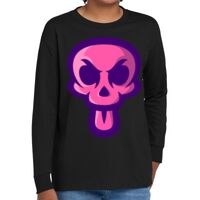 Youth Heavy Cotton 100% Cotton Long Sleeve T Shirt Thumbnail