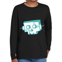 Youth Heavy Cotton 100% Cotton Long Sleeve T Shirt Thumbnail