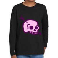 Youth Heavy Cotton 100% Cotton Long Sleeve T Shirt Thumbnail