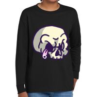 Youth Heavy Cotton 100% Cotton Long Sleeve T Shirt Thumbnail