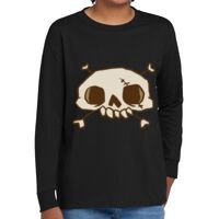 Youth Heavy Cotton 100% Cotton Long Sleeve T Shirt Thumbnail