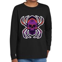 Youth Heavy Cotton 100% Cotton Long Sleeve T Shirt Thumbnail