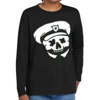 Youth Heavy Cotton 100% Cotton Long Sleeve T Shirt Thumbnail
