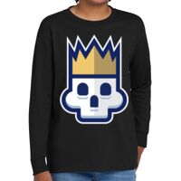 Youth Heavy Cotton 100% Cotton Long Sleeve T Shirt Thumbnail