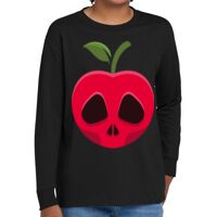 Youth Heavy Cotton 100% Cotton Long Sleeve T Shirt Thumbnail